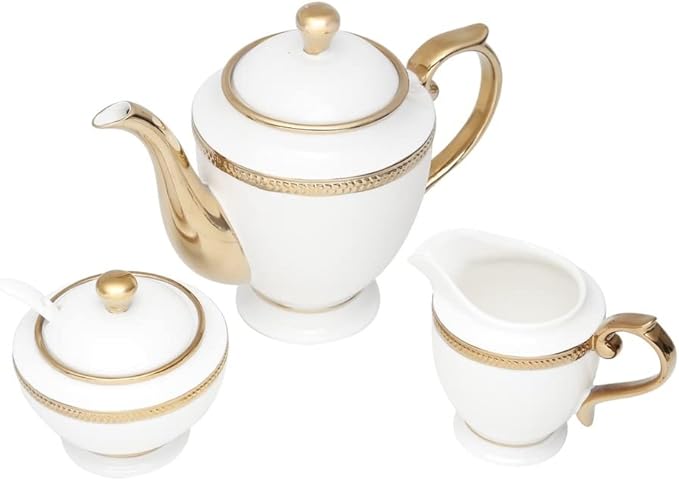 jogo de chá porcelana